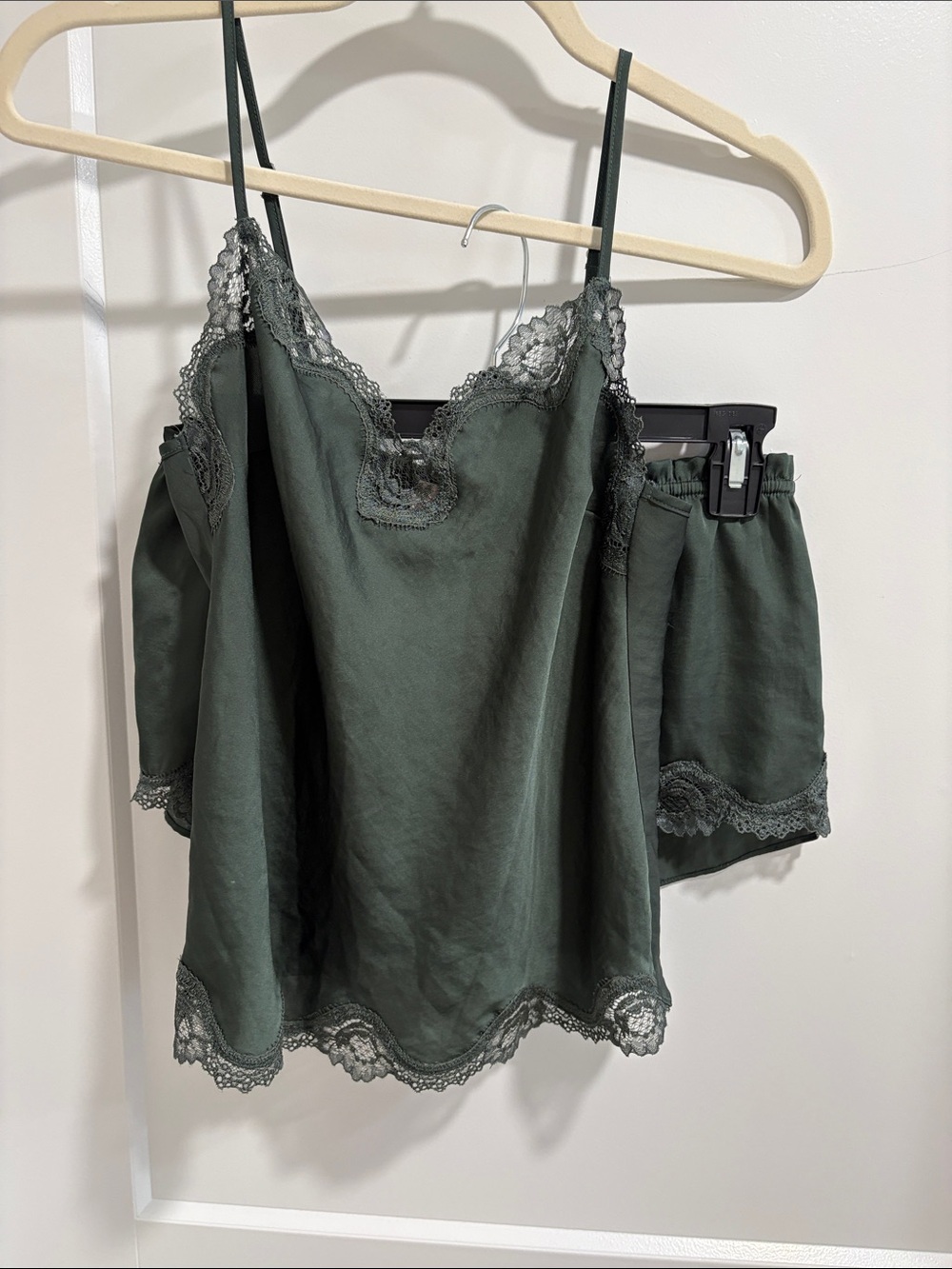 Victoria's Secret Olive Green Sleep Cami & Shorts